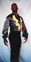 Chris LeConte in a skating costume of Satin and chiffon with velvet tights
