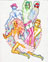 Illustrations for the Scissor Sisters