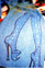 Hand painting on denim. Miami 1990.